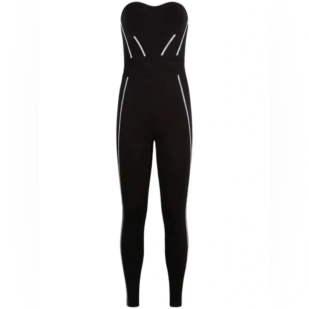 RtA Otavia Jumpsuit in Black - Picture 2 of 6